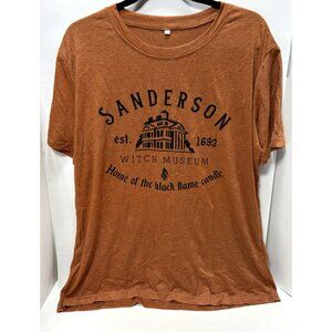 Womens XL Sanderson Witch Museum T-Shirt Hocus Pocus Movie Inspired Tee New